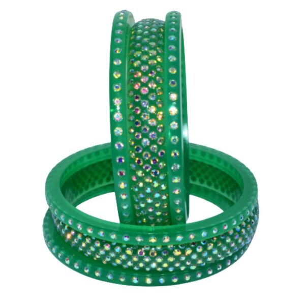 Rich American Diamond Sea Green Kada set (Copy)