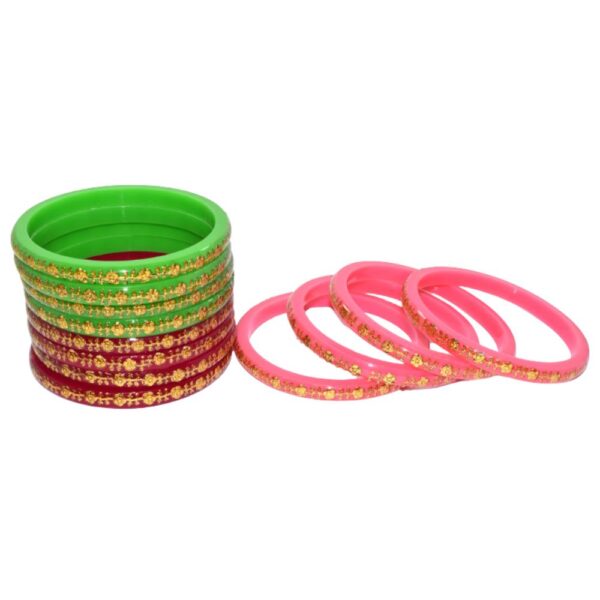Colorful Acrylic Laminate Bangles Sets