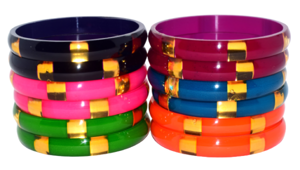 colorful kada sets