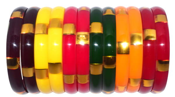 Colorful Acrylic Kada Sets