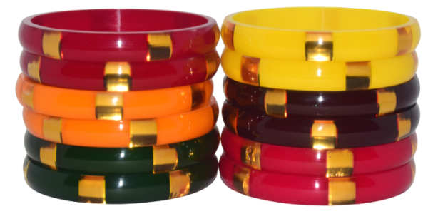 Colorful Acrylic Kada Sets