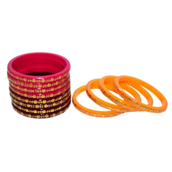 Colorful Acrylic Laminate Bangles Sets