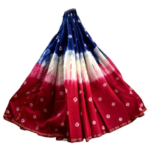 Hand Block Printed Chanderi Silk cotton saree