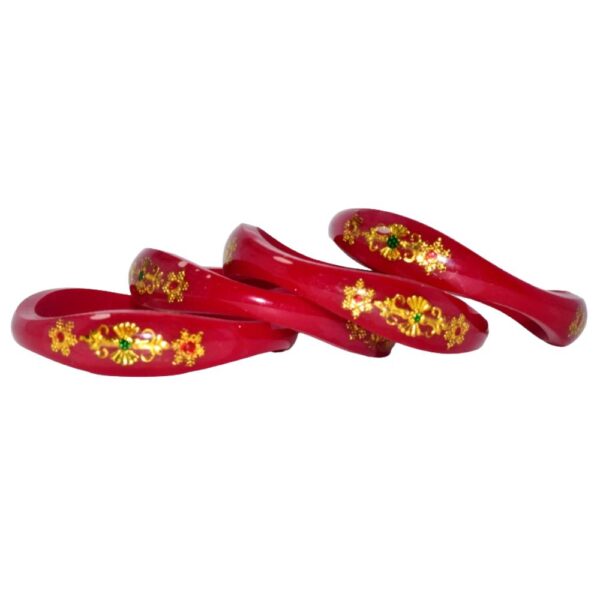 Laminate Brass Work Cut Kada set