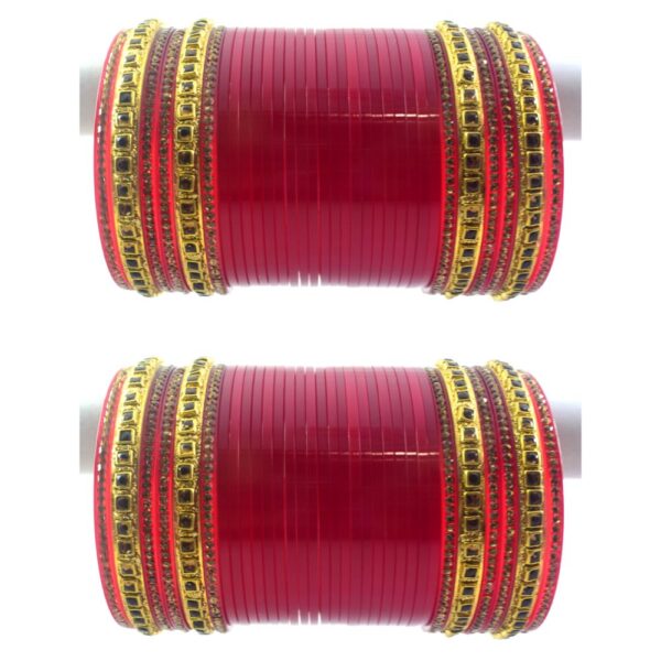 Red chooda set