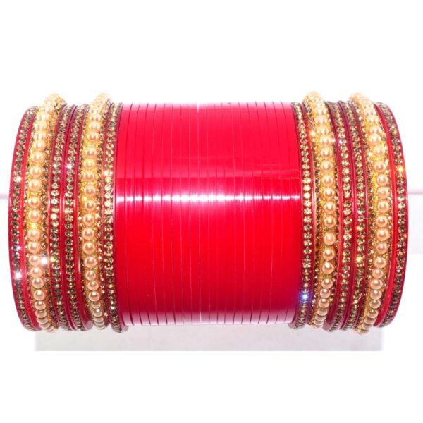 Red chooda set