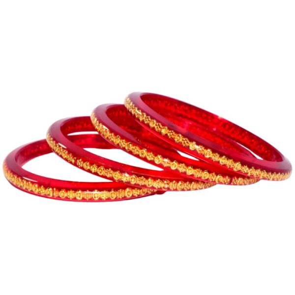 Red Laminate Bangles set