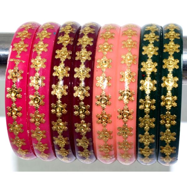 Brass Work Seep kada set pack of 8