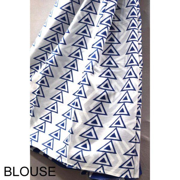 Hand Block Printed Mulmul cotton saree-16