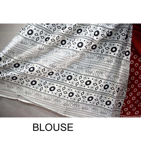 Hand Block Printed Mulmul cotton saree-26