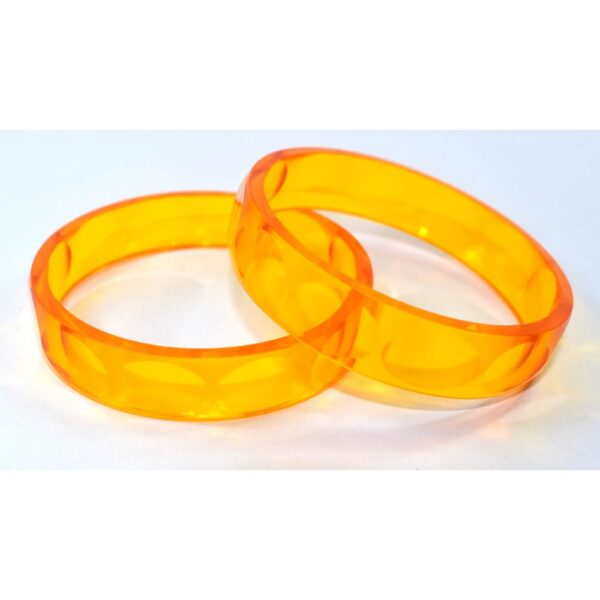 Acrylic Plain Green Kada set