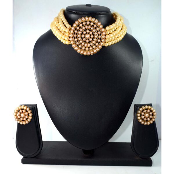 New Designer Beads Choker Necklace Set