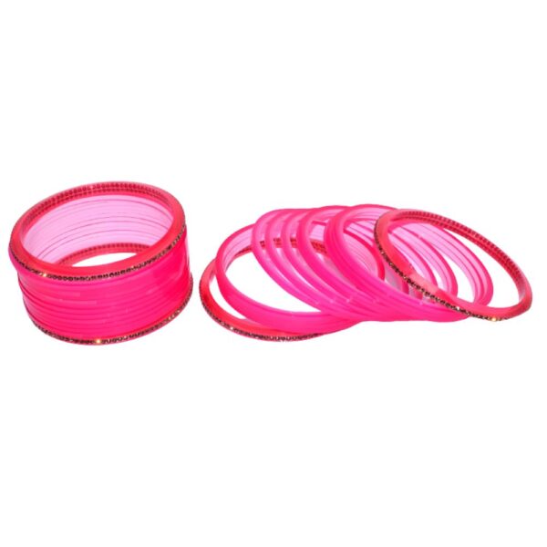 colorful Baby Pink AD Seep bangles