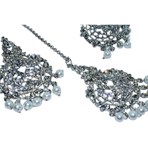 Maang Teeka With Earring Set