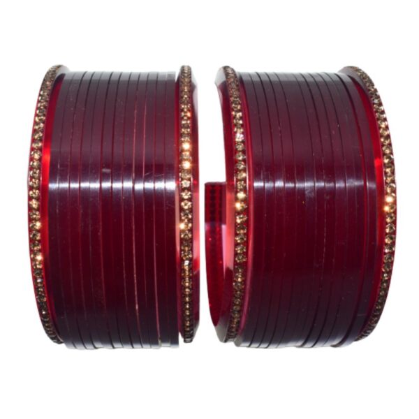 colorful Maroon AD Seep bangles