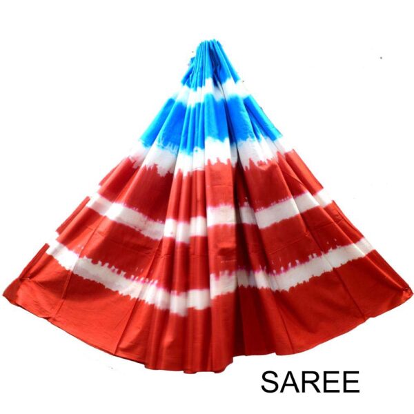 Hand Block Printed Mulmul cotton saree-16
