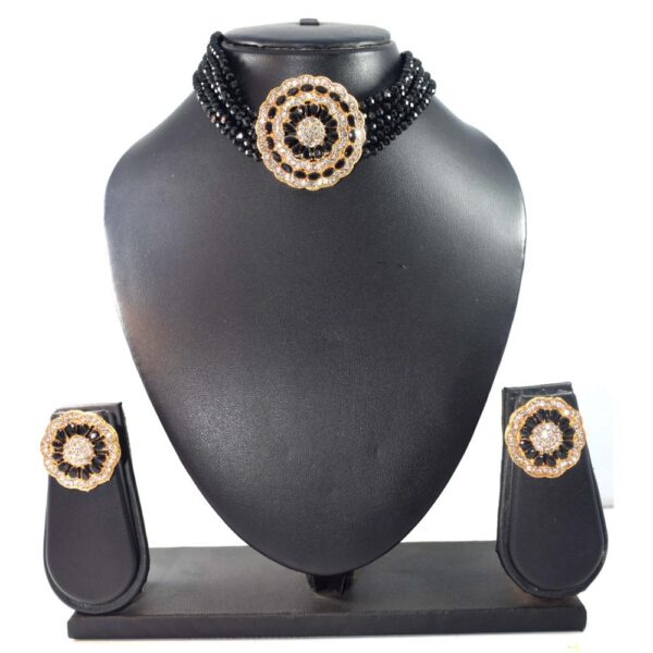 New Designer Beads Choker Necklace Set