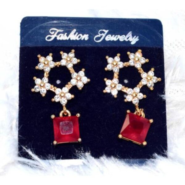 Designer American diamond earring set_14