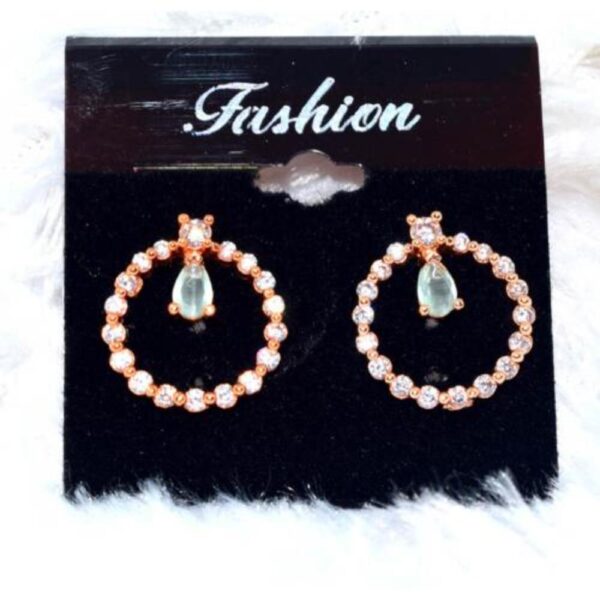 Designer American diamond earring set_14