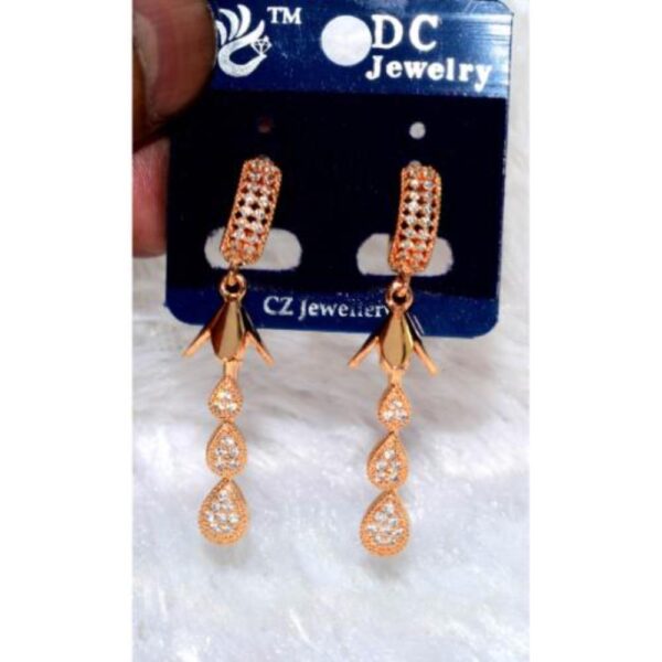 Designer American diamond earring set_14