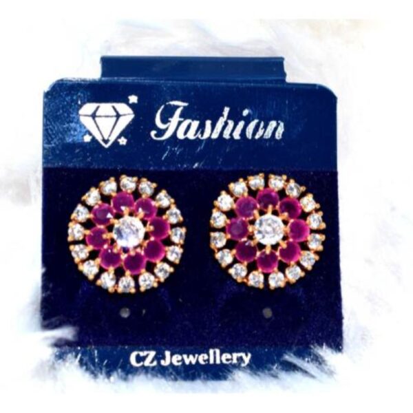 Designer American diamond earring set_14