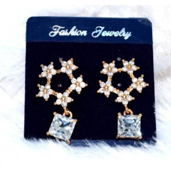 Designer american diamond earring