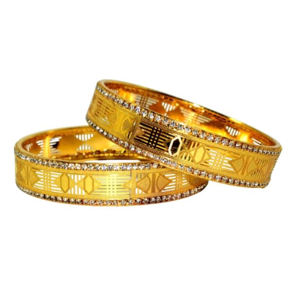 Jaipuri Designer Metal AD Kada set