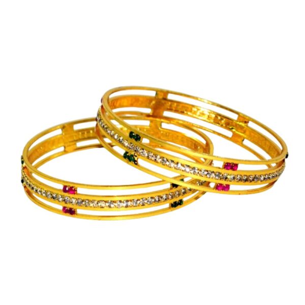 Jaipuri Designer Metal AD Kada set