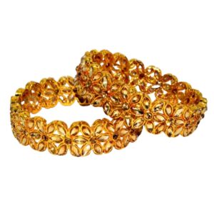 Jaipuri Designer Metal AD Kada set