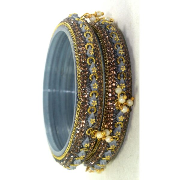 Jaipuri Designer Fancy Glass KKangan set