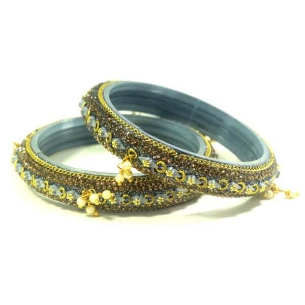 Jaipuri Designer Fancy Glass KKangan set