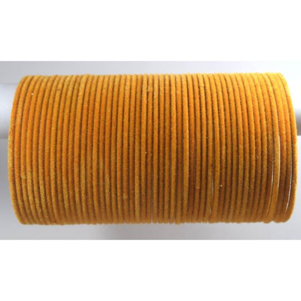 Velvet Metal Bangles Set Pack of 48
