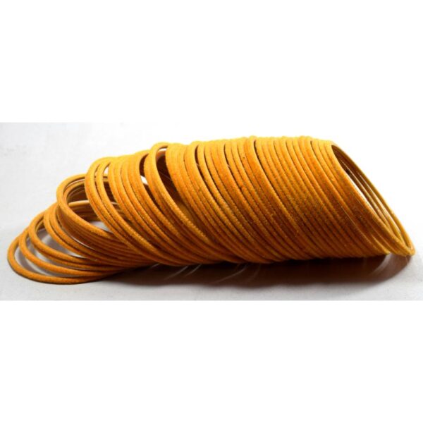 Velvet Metal Bangles Set Pack of 48