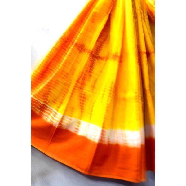 Hand Block Printed Mulmul cotton saree-01
