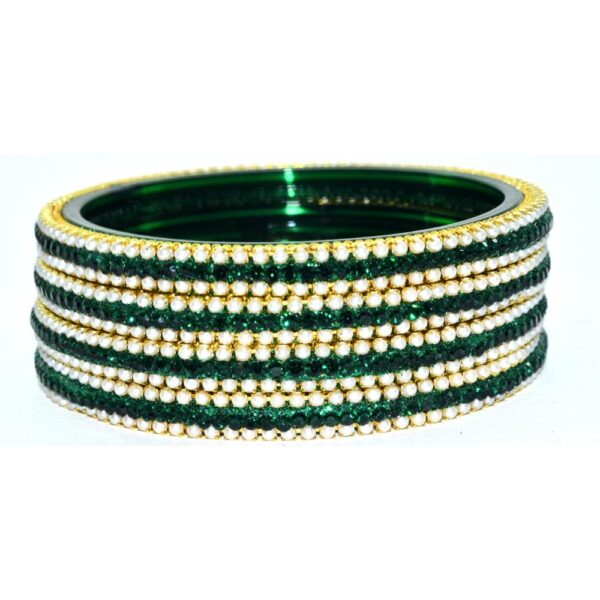 Jaipuri Designer Fancy Glass Bangles set