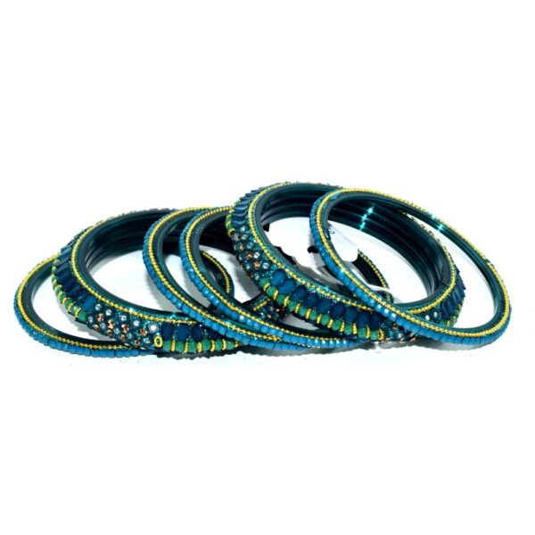 Jaipuri Designer Fancy Glass  Kangan set