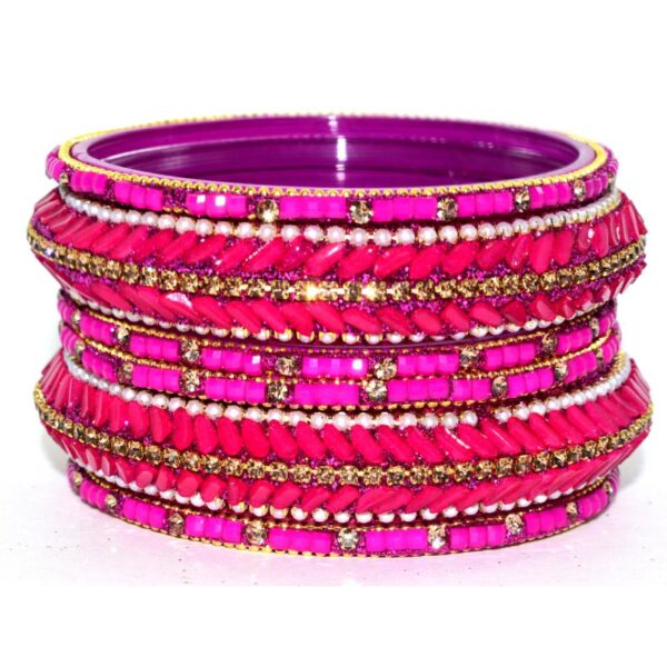 Jaipuri Designer Fancy Glass  Kangan set