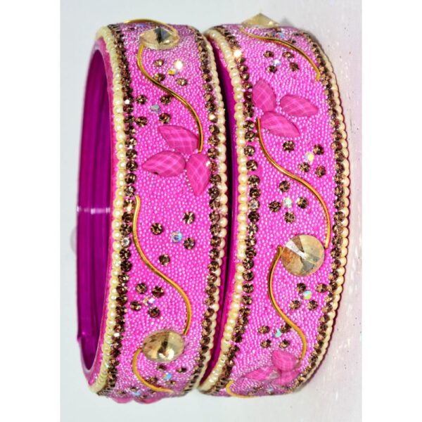 Jaipuri Designer Fancy Glass Bangles set