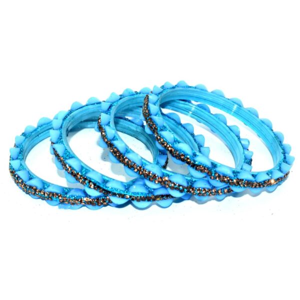 Jaipuri Designer Fancy Glass Bangles set