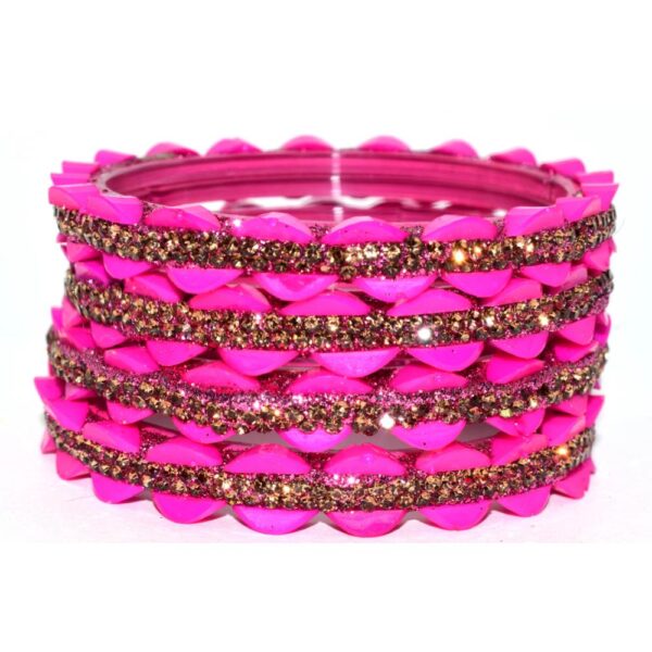 Jaipuri Designer Fancy Glass Bangles set