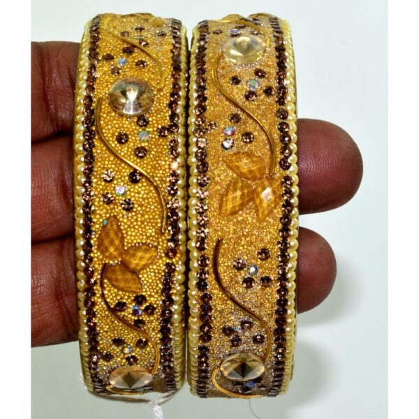 Jaipuri Designer Fancy Glass Bangles set