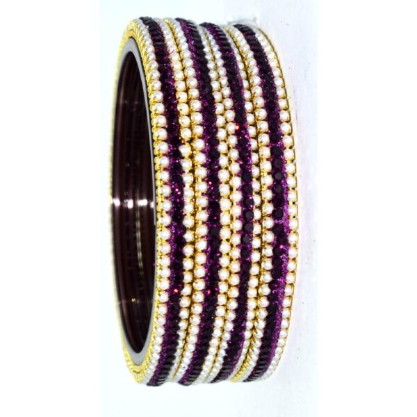 Jaipuri Designer Fancy Glass Bangles set