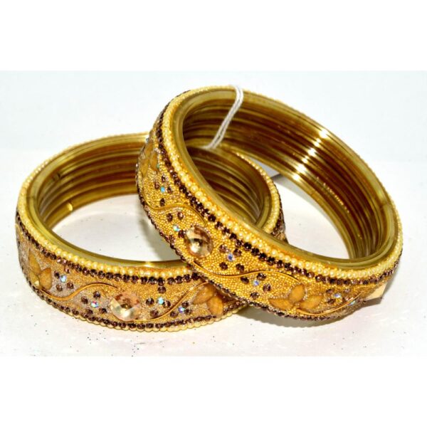 Jaipuri Designer Fancy Glass Bangles set