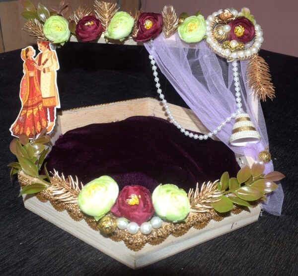 engagement ring tray Wood Decorative Platter
