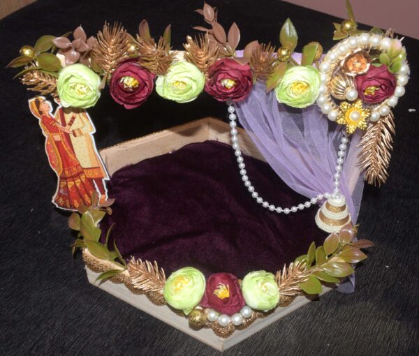 engagement ring tray Wood Decorative Platter