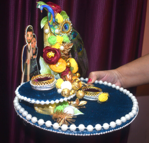 Blue Engagement Ring Tray