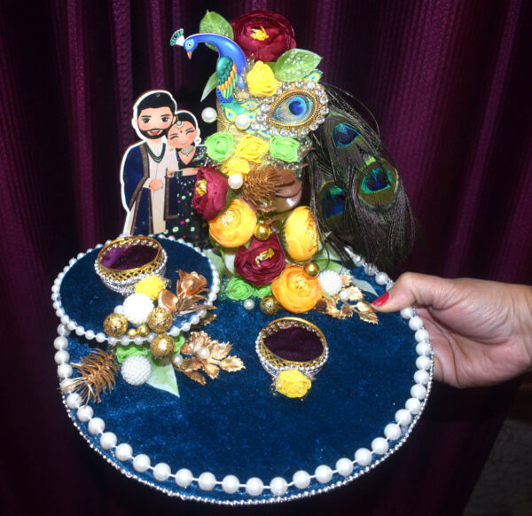Blue Engagement Ring Tray