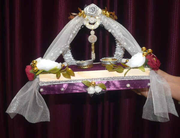 Maroon Engagement Ring Tray