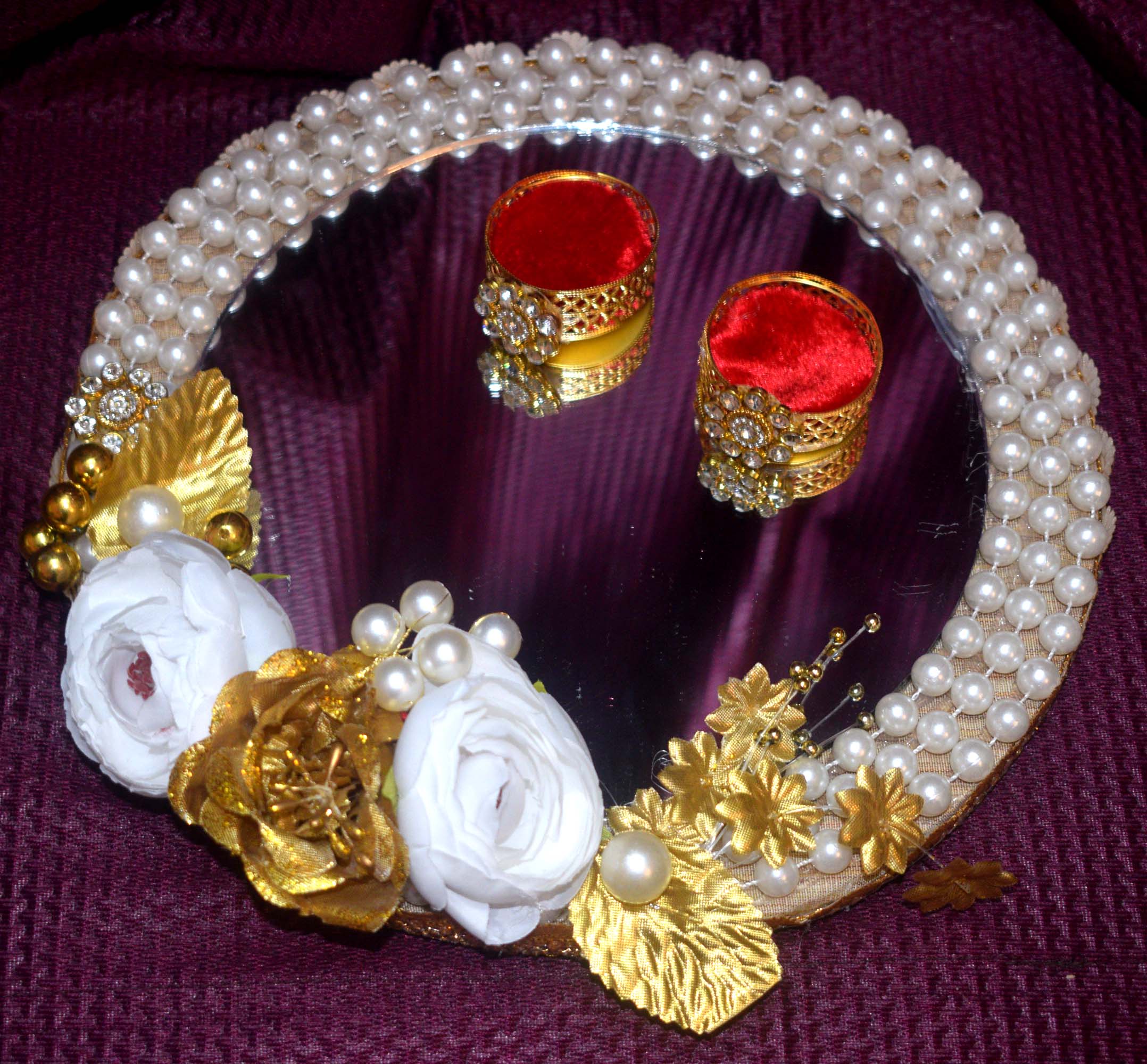 Mirror Engagement Ring Platter