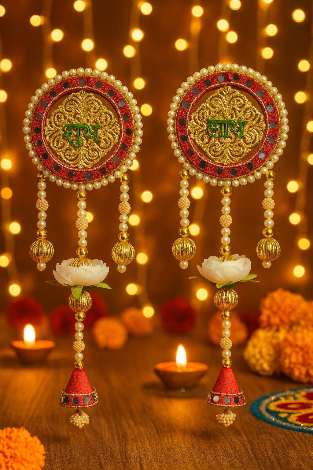Traditional Shubh Labh Toran for Home Decoration